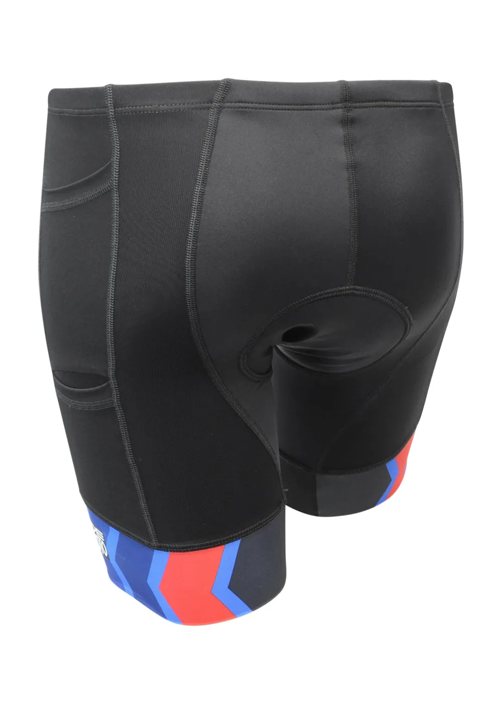 Pantal??n corto de triatl??n Forza para hombre con 4 bolsillos y dise?o de chevron (dise?a el tuyo propio)