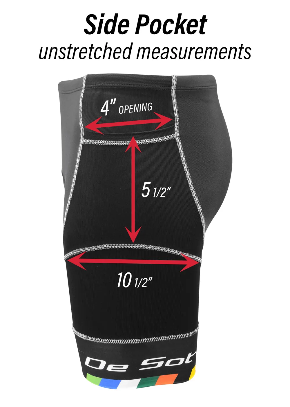 Pantalones cortos de triatl??n Riviera para hombre