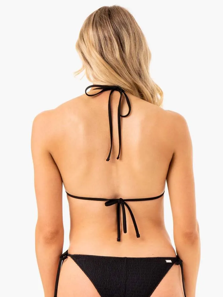 PARADISE TRIANGLE BIKINI TOP BLACK