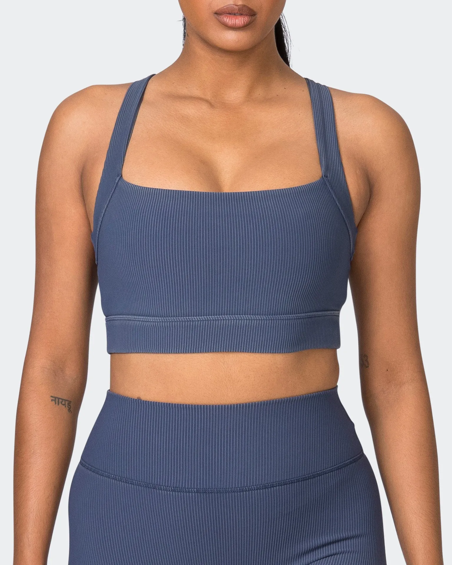 Rebound Vintage Rib Bra - Washed Spellbound