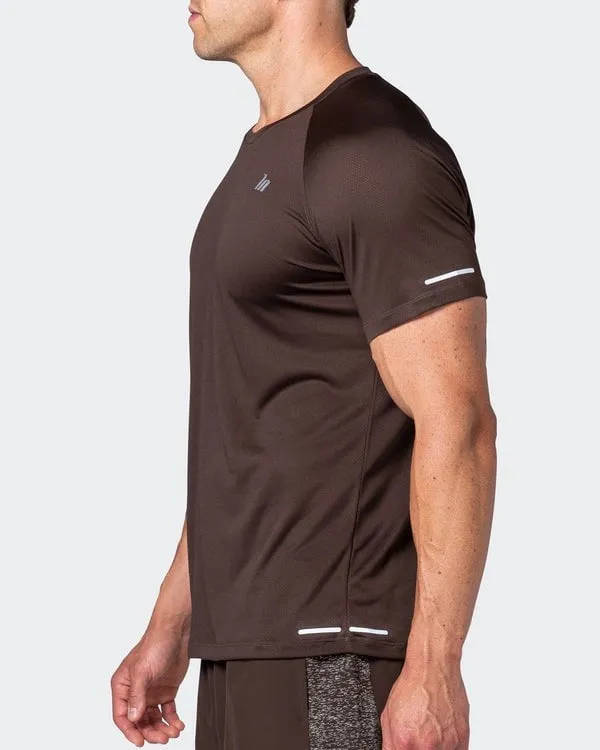 Reflective Training Tee - Cocoa