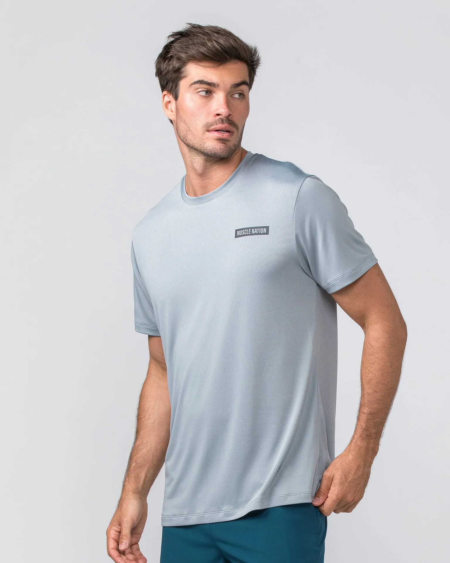 Relaxed Active Tee - Light Jet Grey
