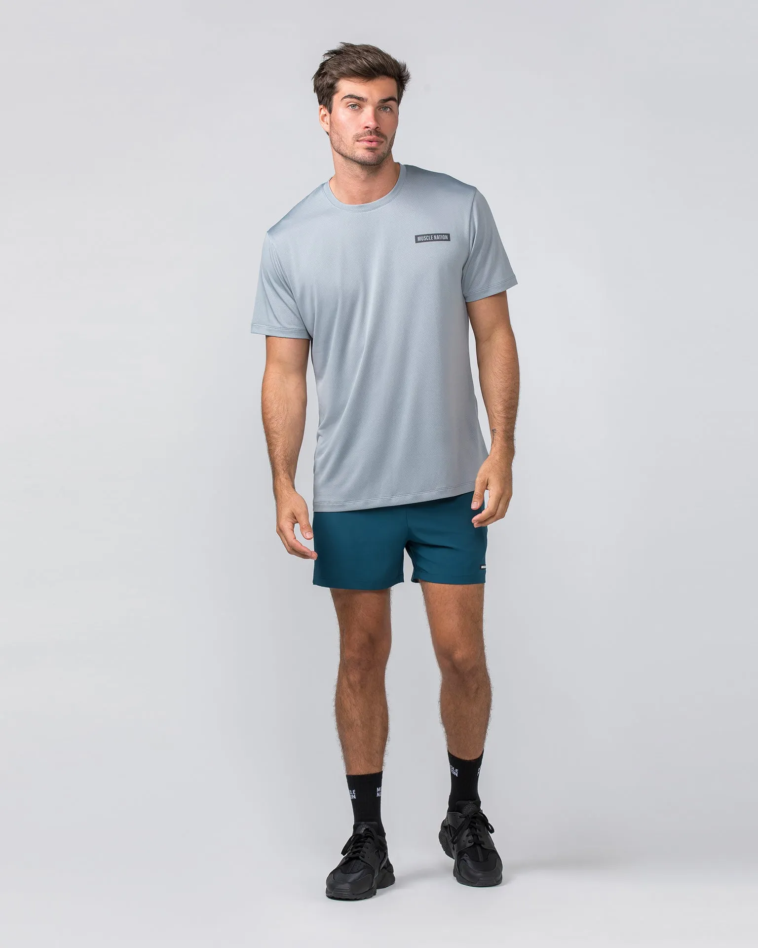Relaxed Active Tee - Light Jet Grey