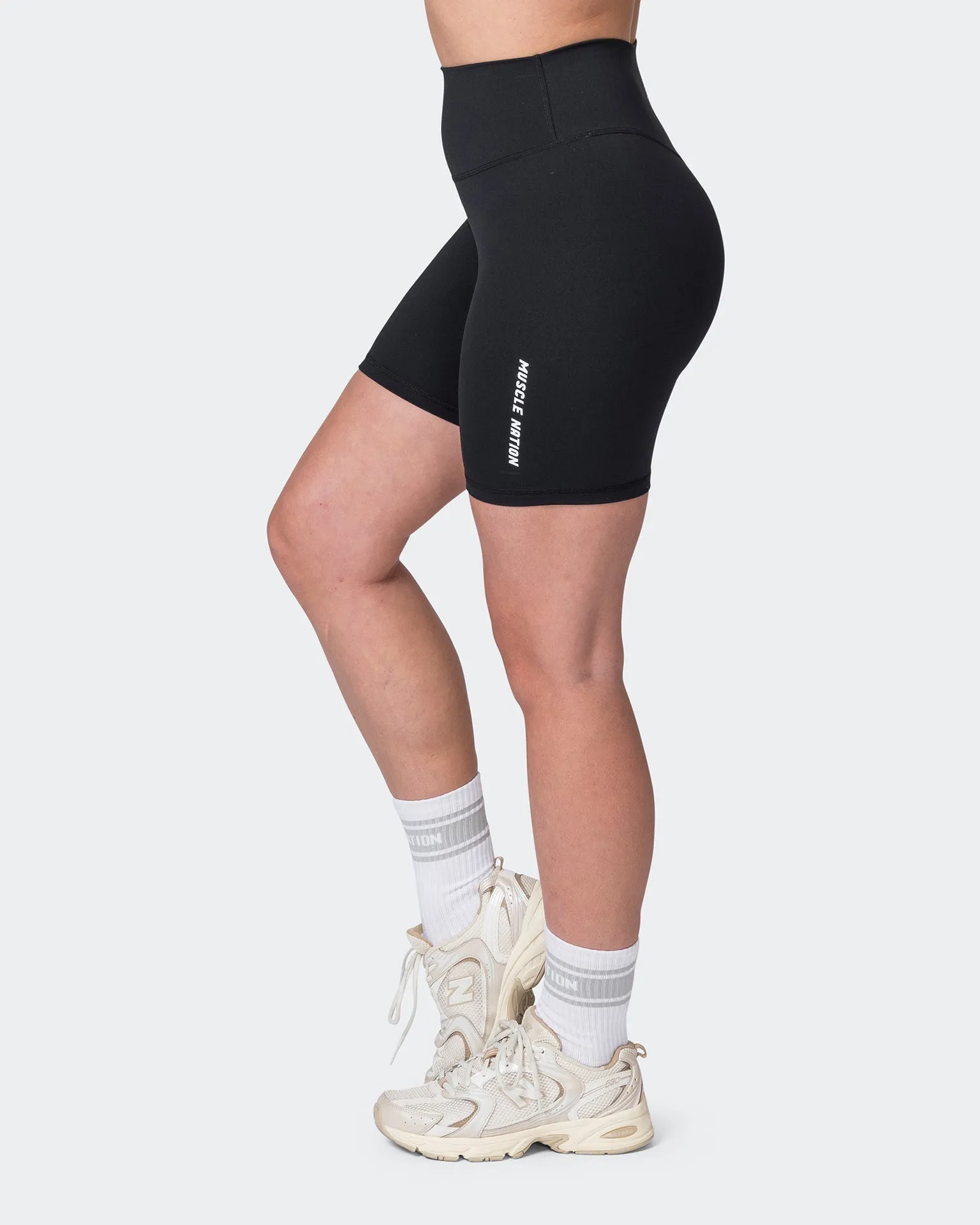 Replay Signature Bike Shorts - Black