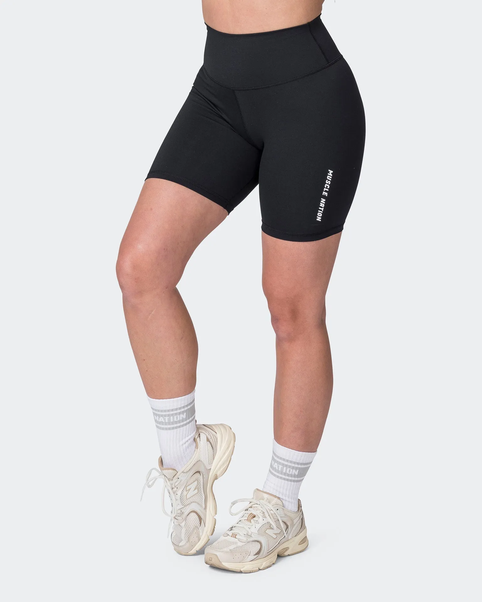 Replay Signature Bike Shorts - Black