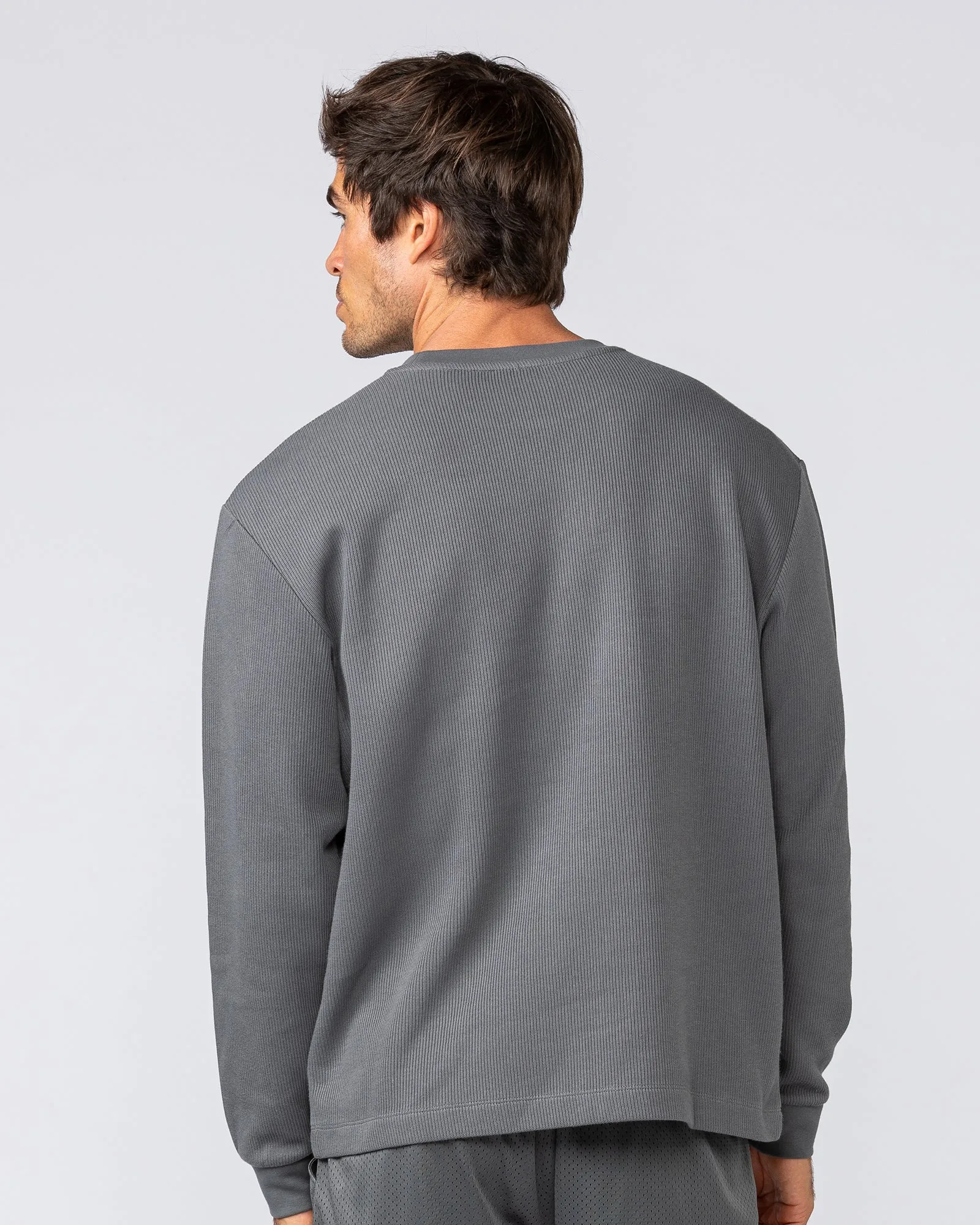 Rib Long Sleeve Tee - Tornado