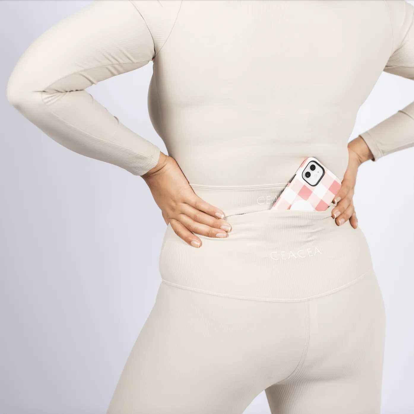 Ribbed Leggings - Oatmeal