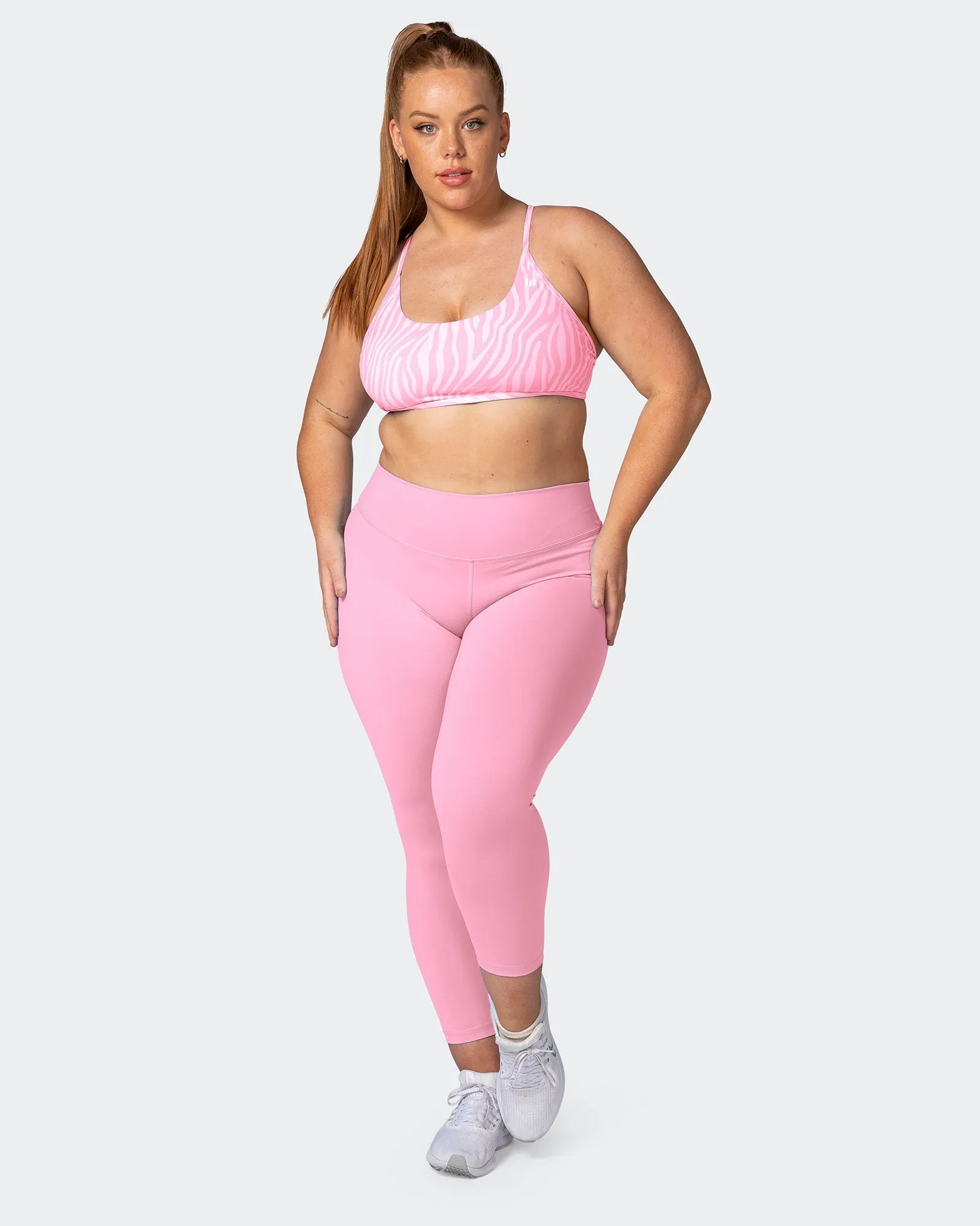Signature Scrunch 7/8 Leggings - Strawberry Pink