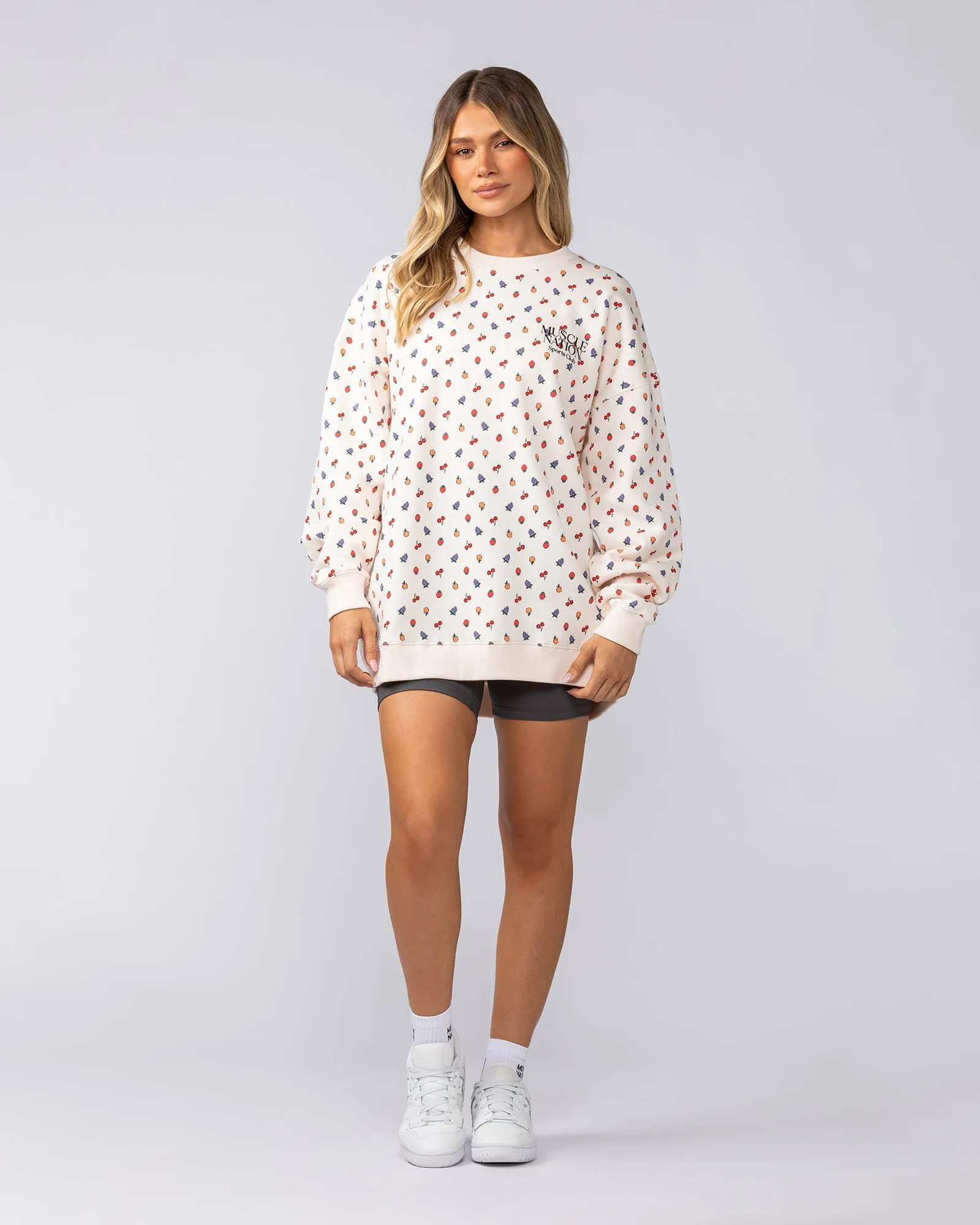 Smoothie Oversized Pullover - Smoothie Print