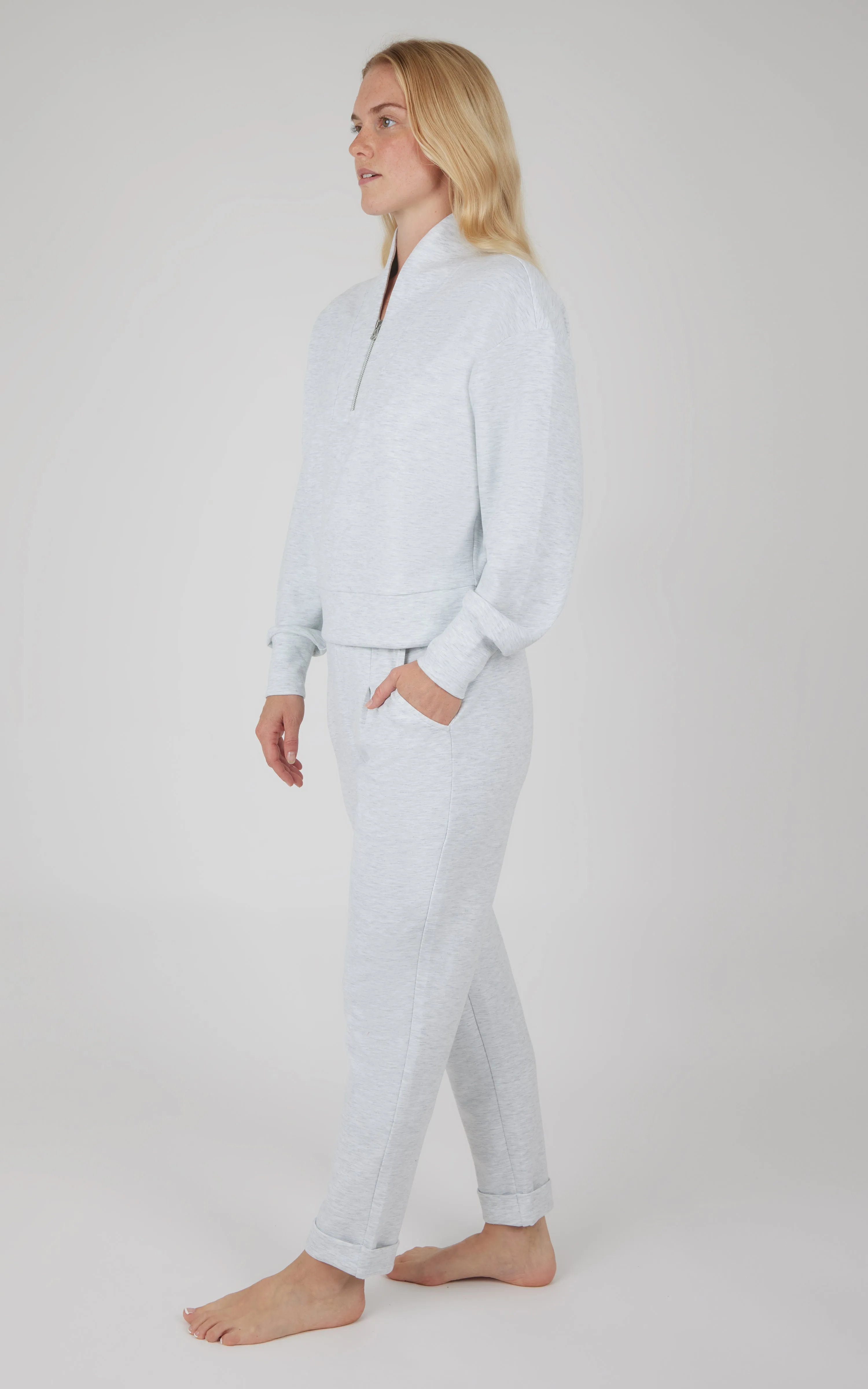 Softlite Zip Neck Pullover and Jogger Set