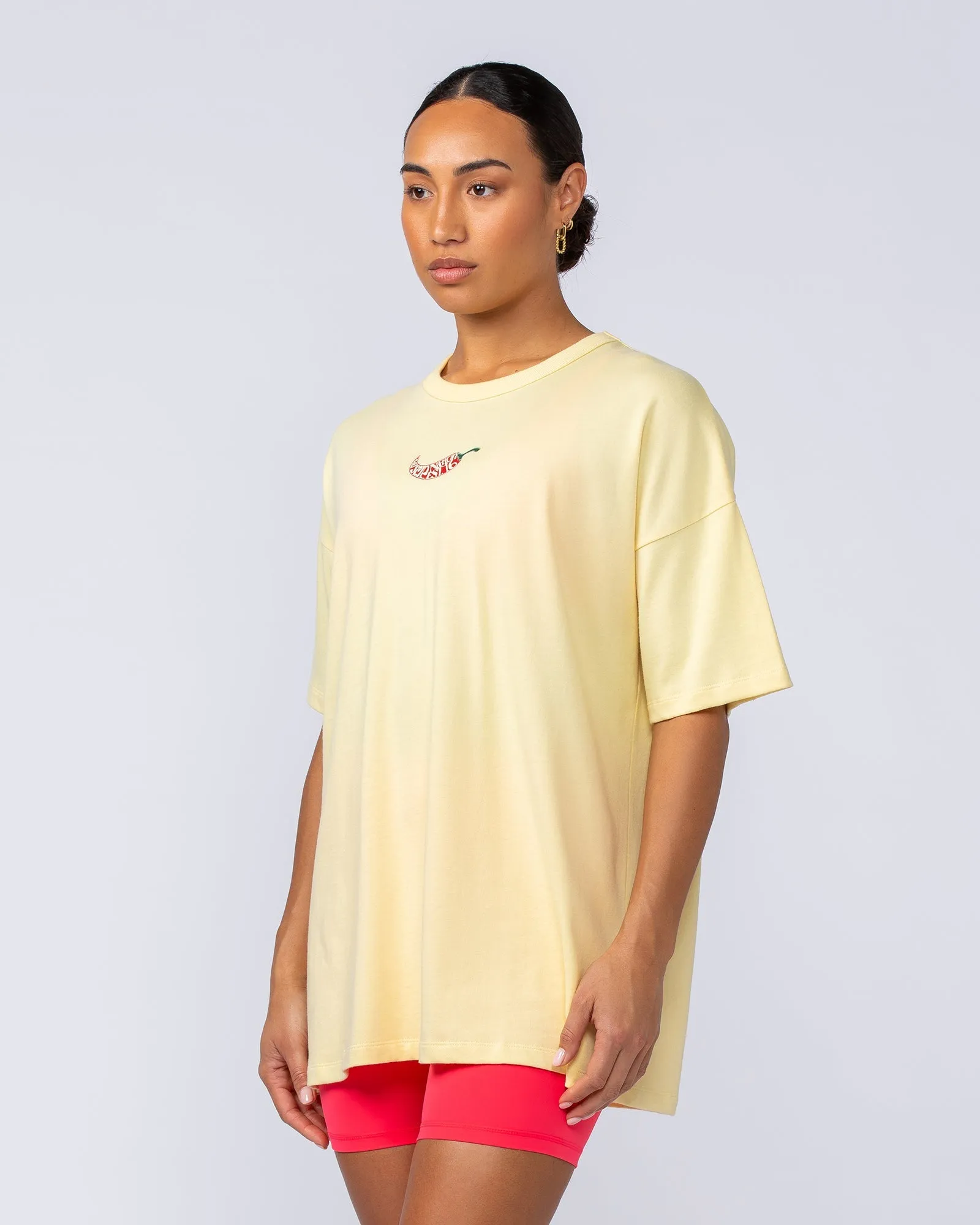 Spicy Oversized Tee - Panna Cotta