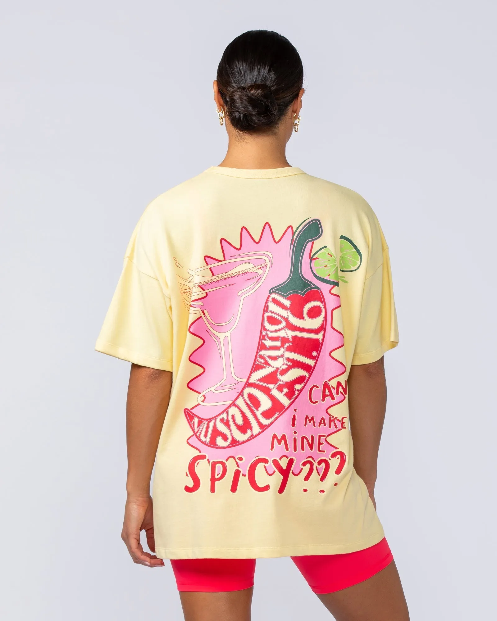 Spicy Oversized Tee - Panna Cotta