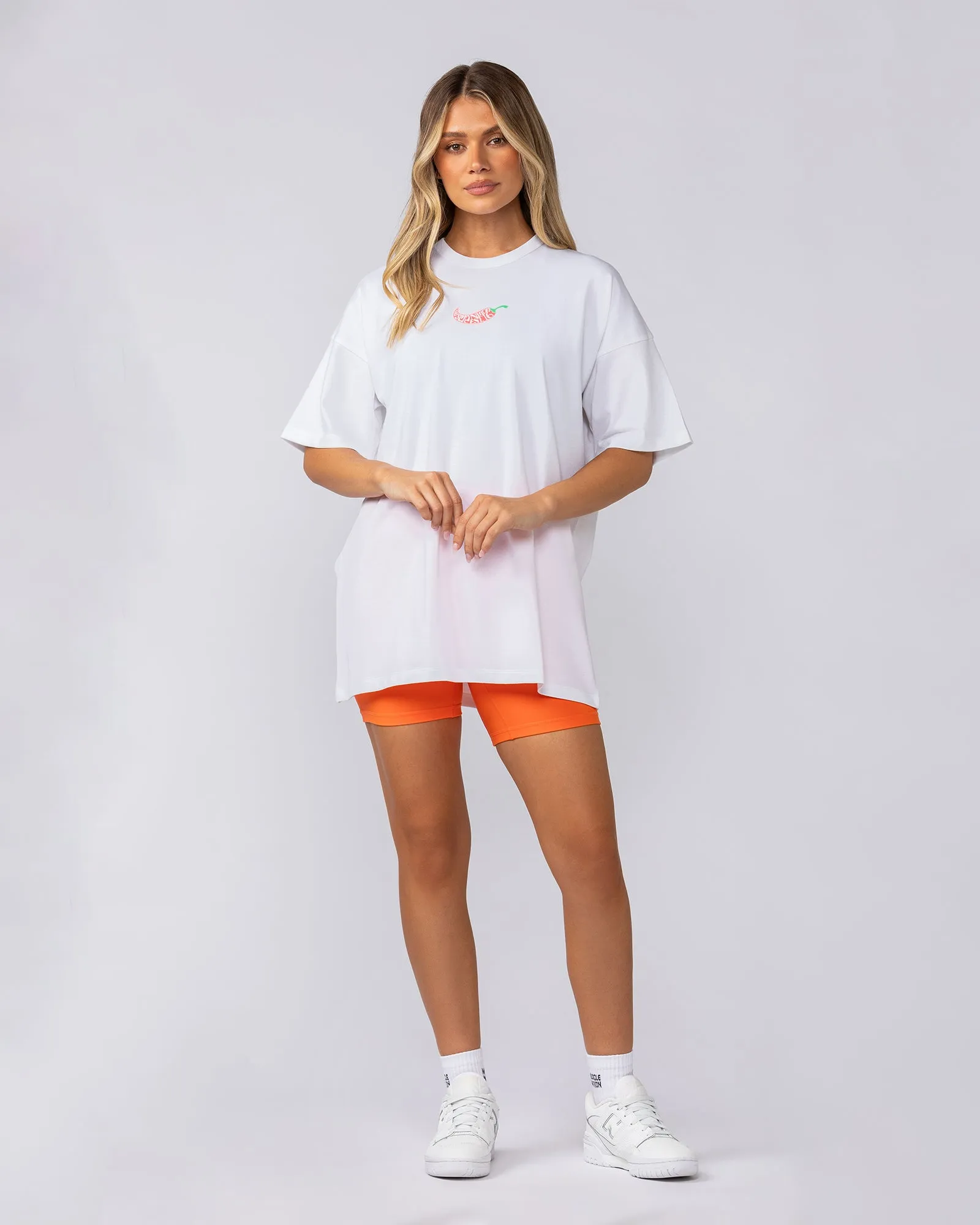 Spicy Oversized Tee - White