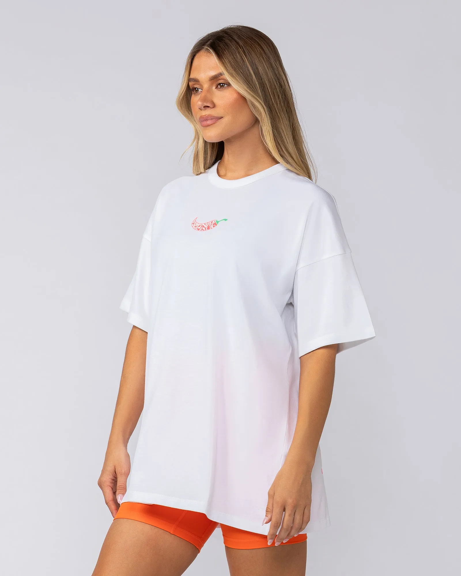 Spicy Oversized Tee - White