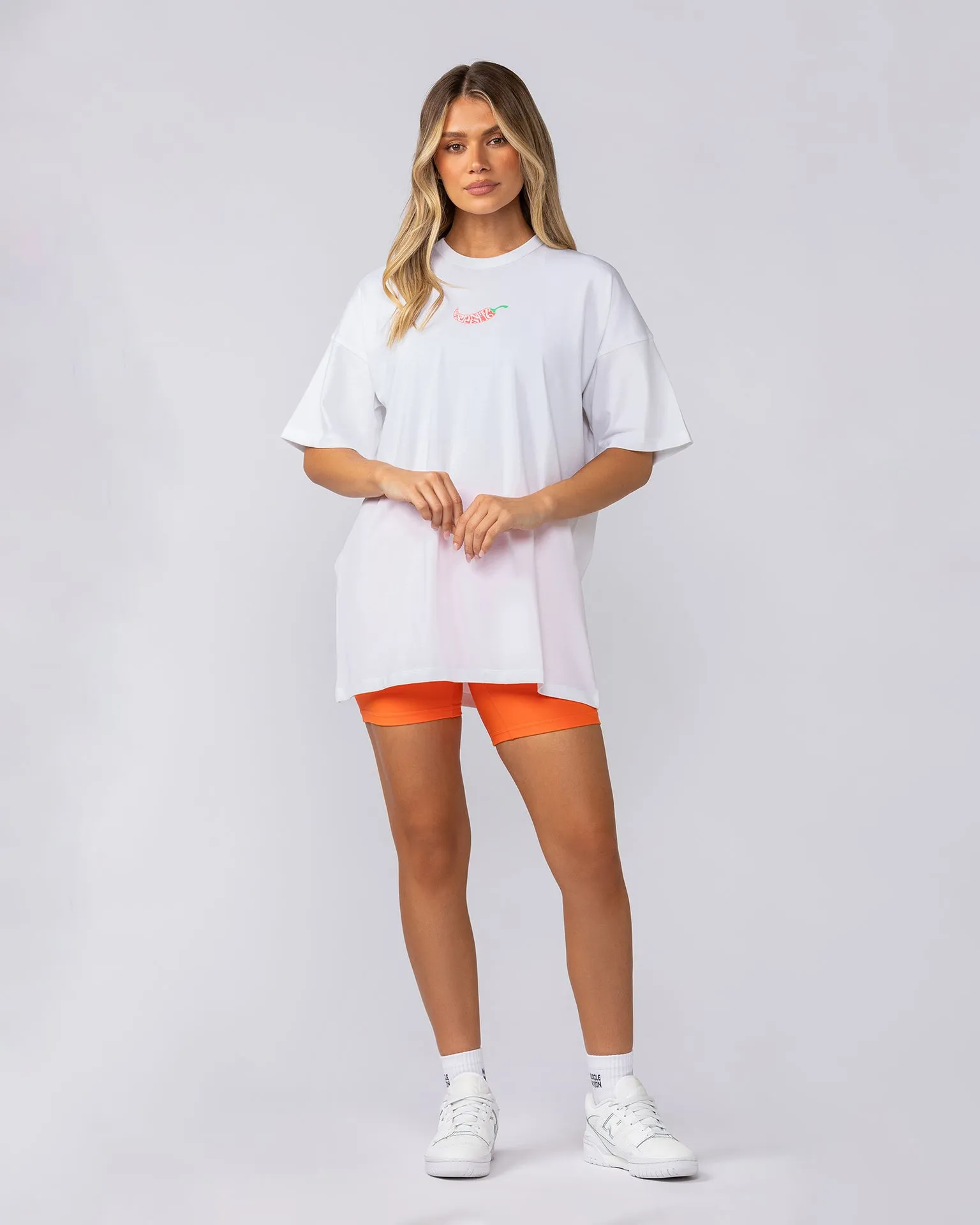 Spicy Oversized Tee - White
