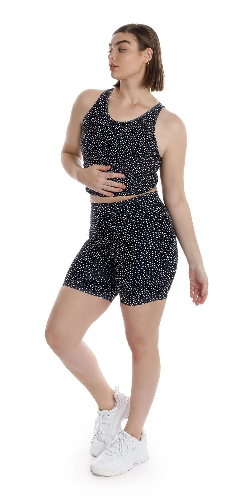 Star Dust Body Luxe Midi Shorts