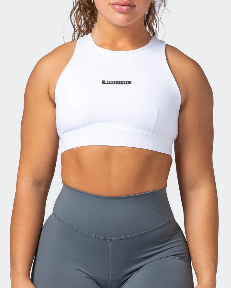 Step Up Bra White