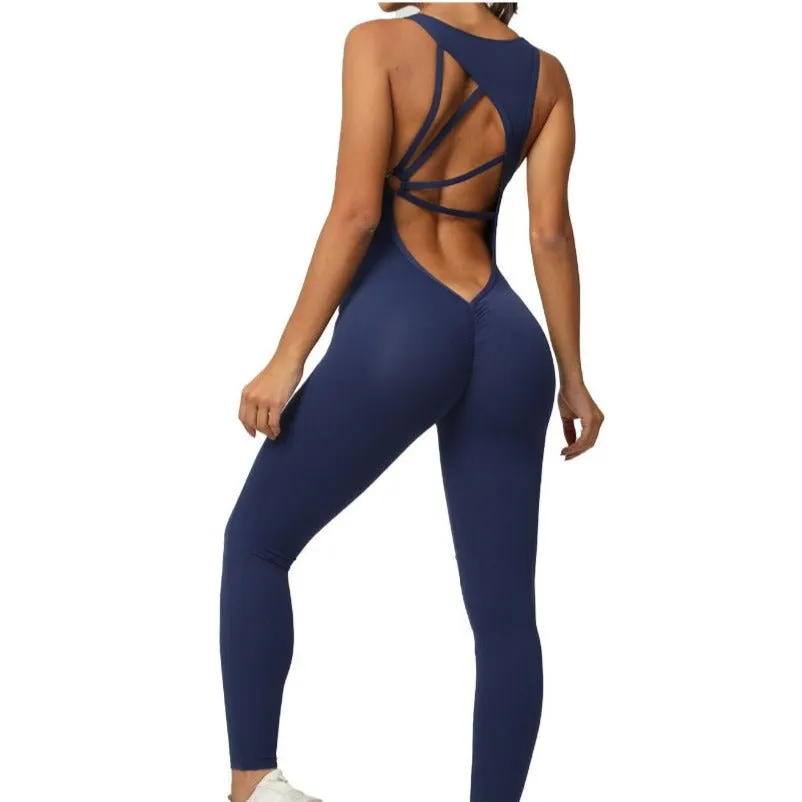 Tiffany Bodysuit Leggings - Blue