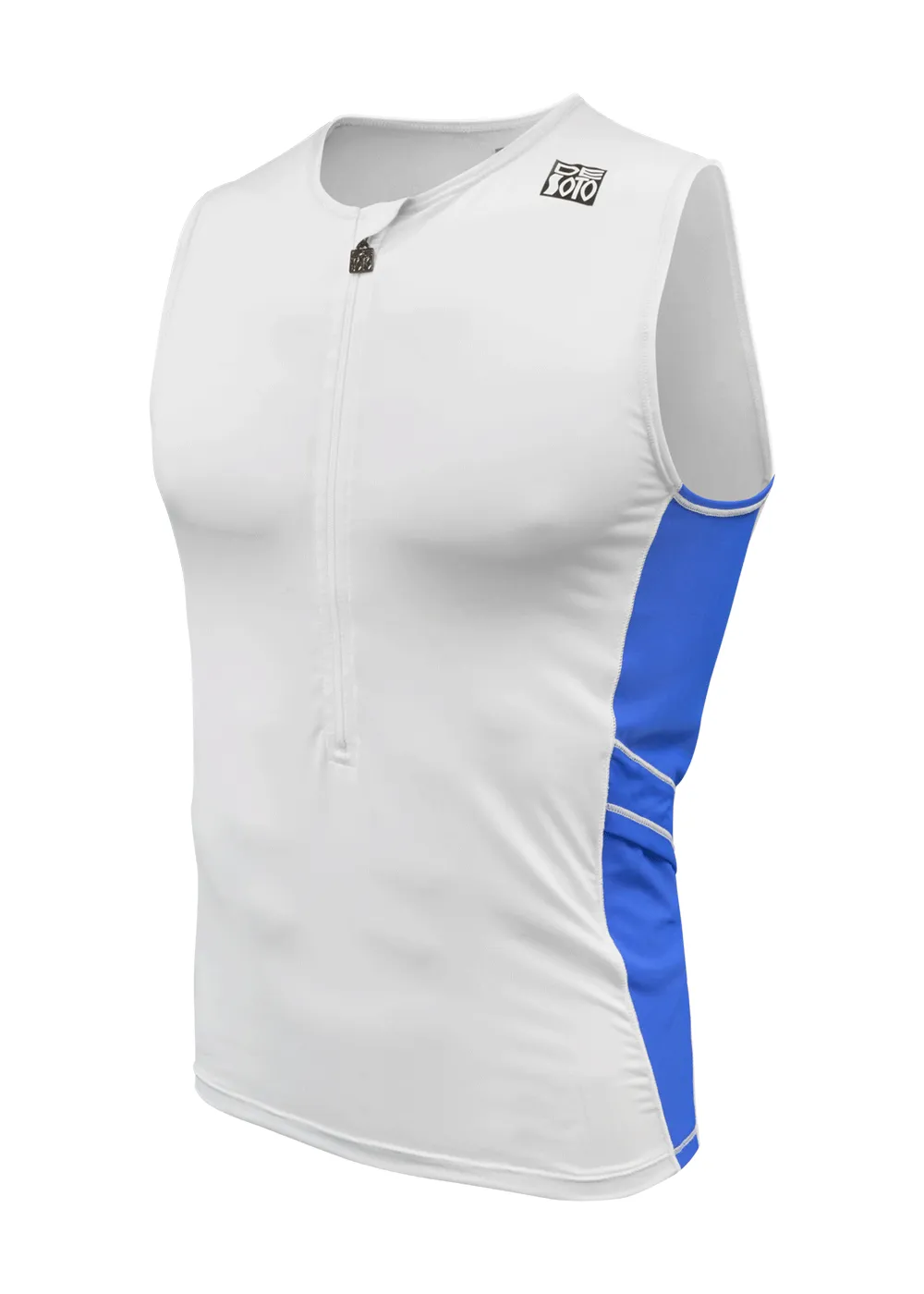 Top con media cremallera y enfriador de piel para hombre