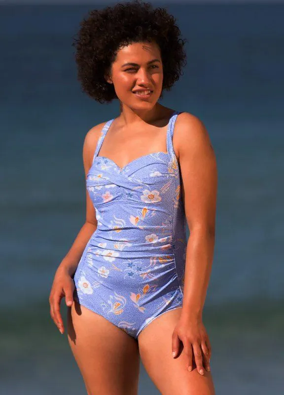 Tummy Control Swimsuit - Cornflower