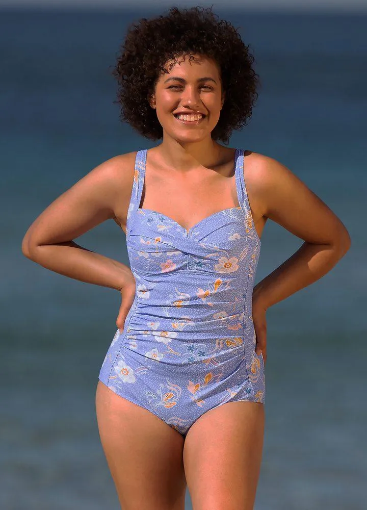 Tummy Control Swimsuit - Cornflower