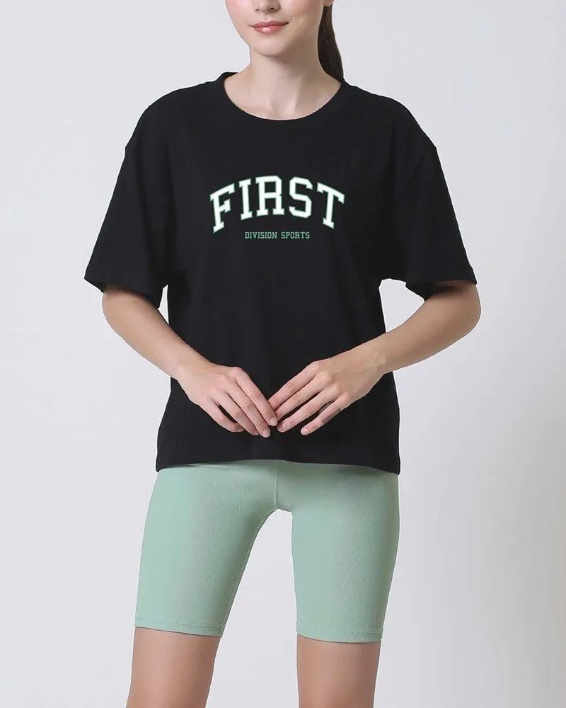 Varsity Tee - Black/Green