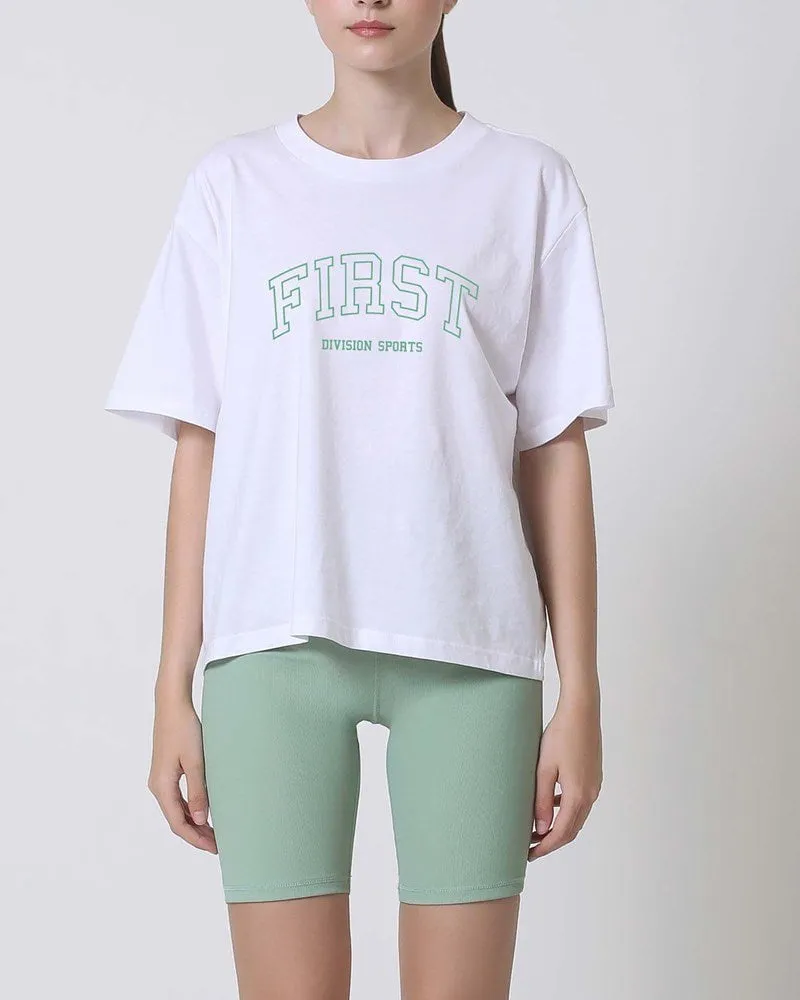 Varsity Tee - White/Green