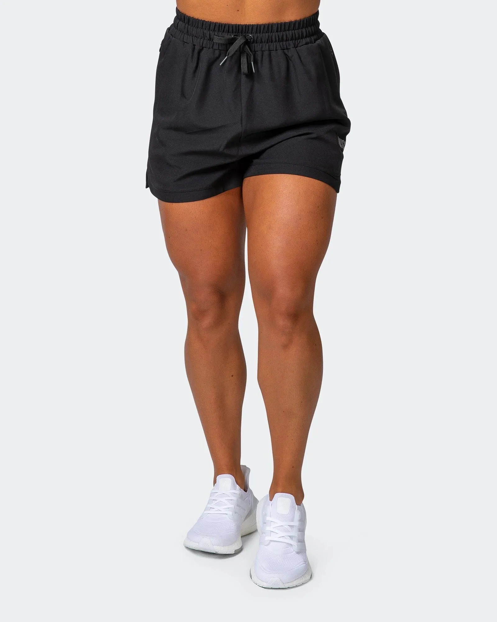 WOMENS ELEVATE ACTIVE SHORTS Black