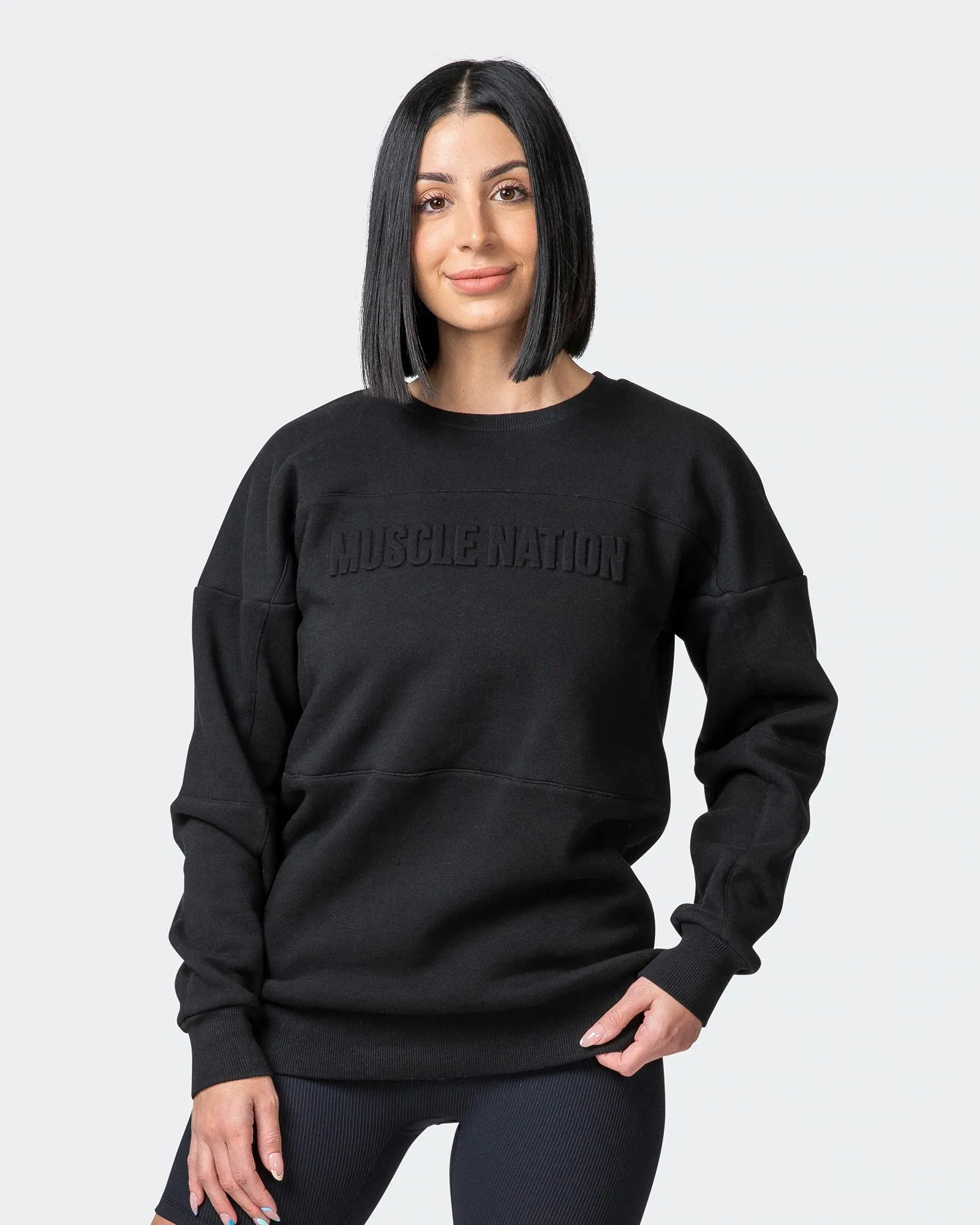 WOMENS LOUNGE JUMPER Black