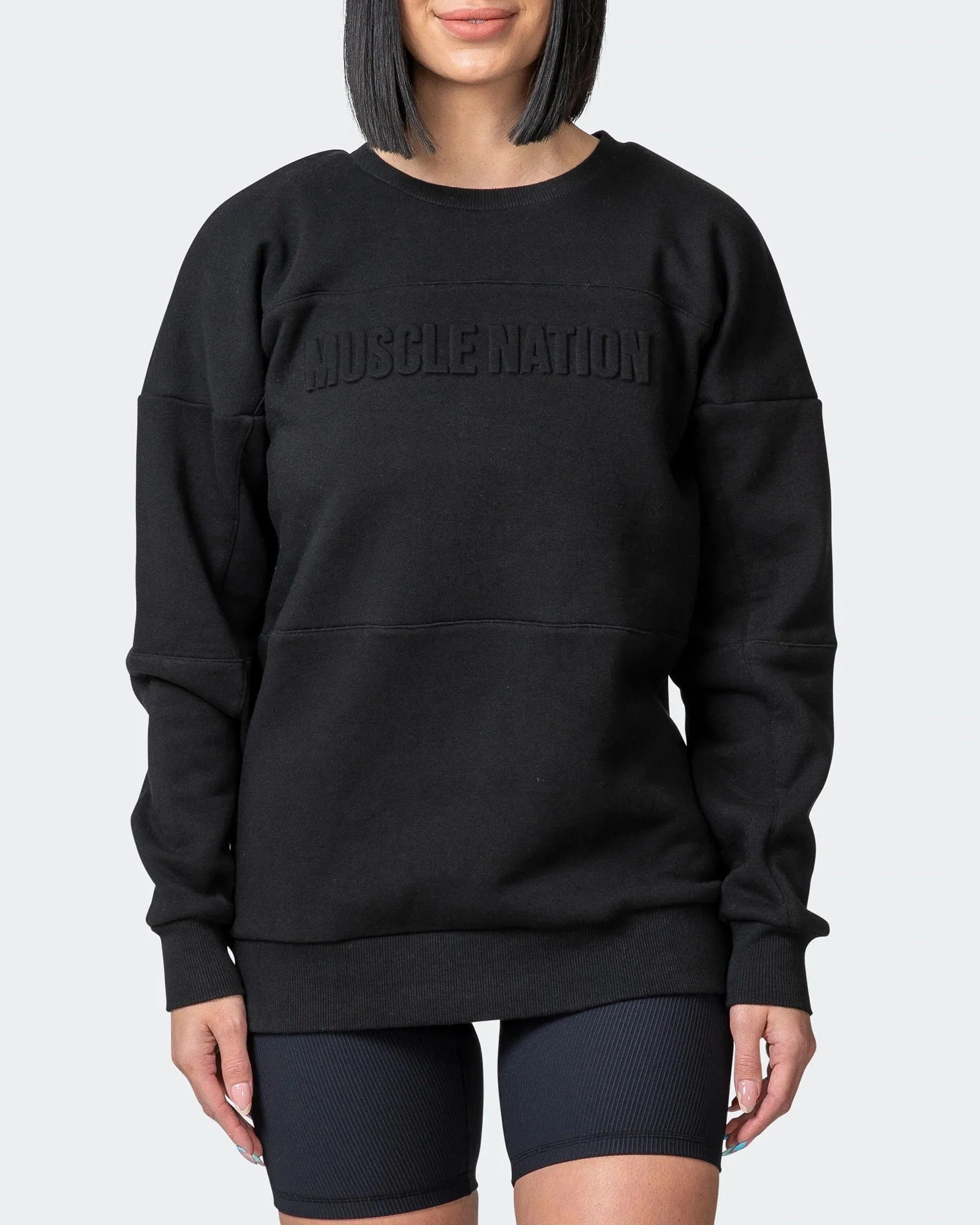 WOMENS LOUNGE JUMPER Black