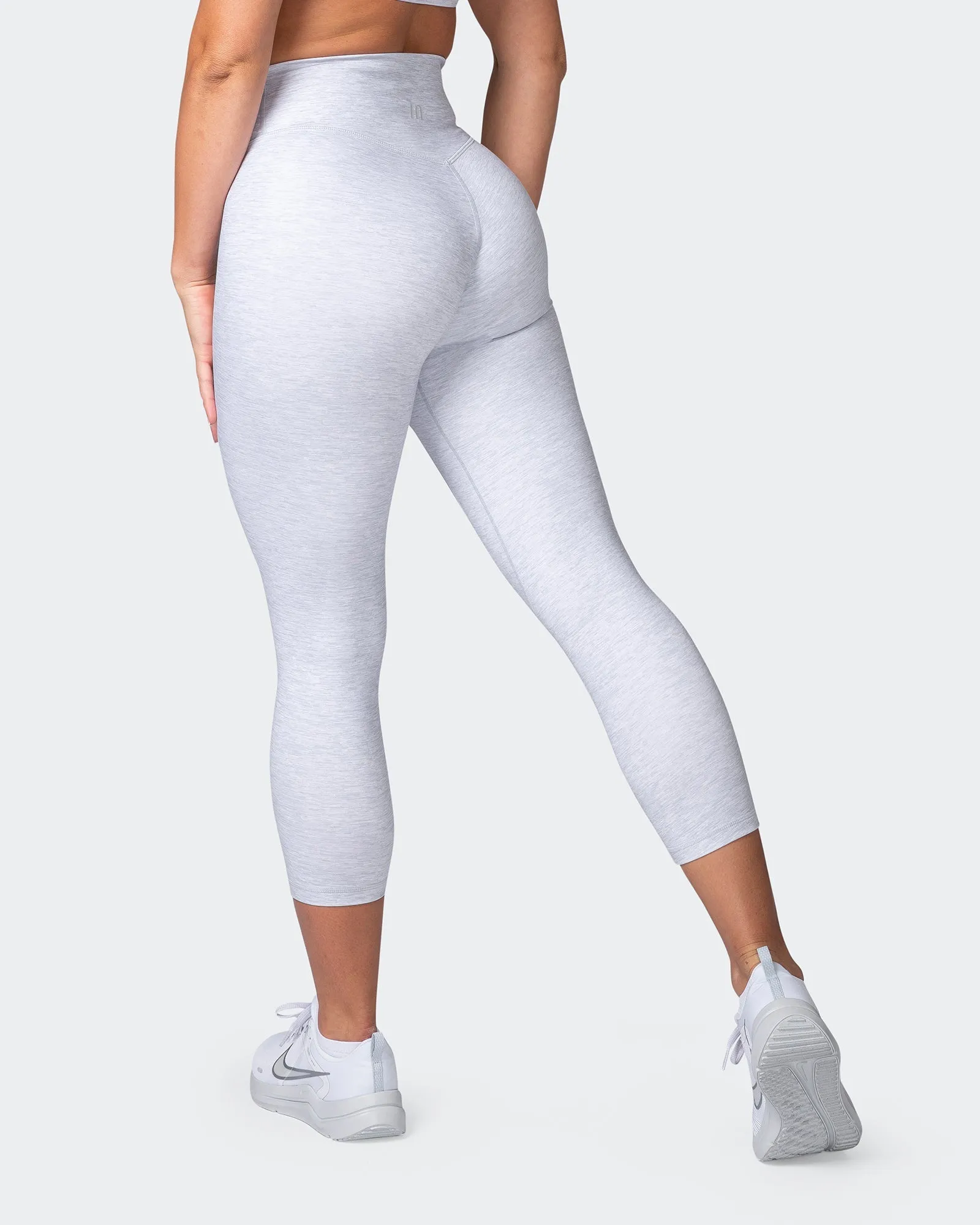 Zero Rise Everyday 7/8 Leggings - White Grey Marl