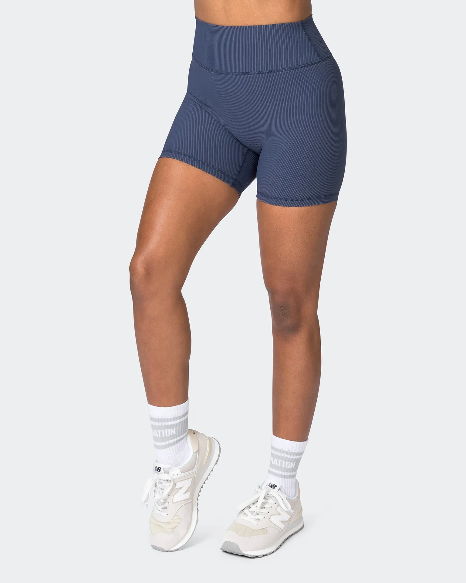 Zero Rise Vintage Rib Midway Shorts - Washed Spellbound
