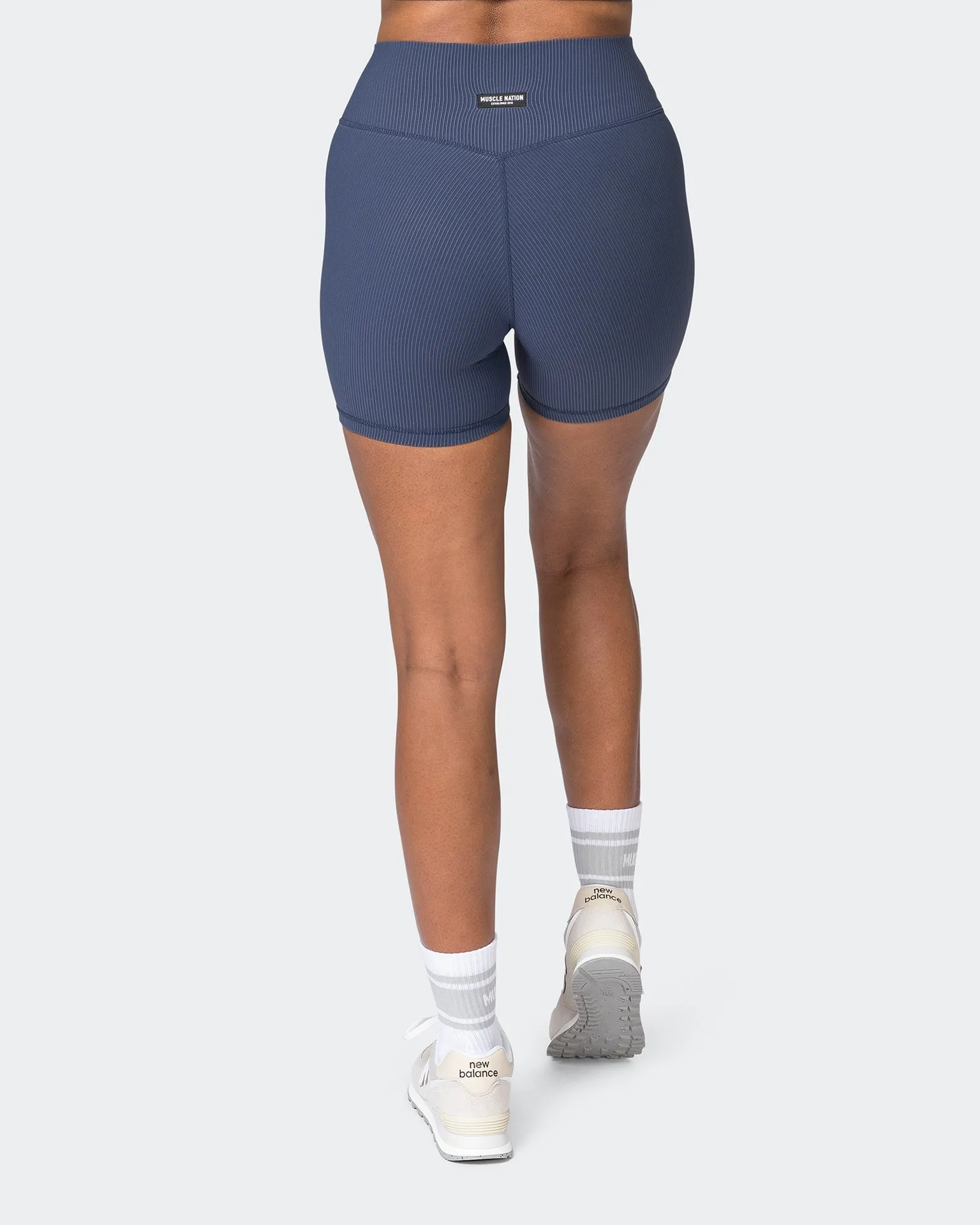 Zero Rise Vintage Rib Midway Shorts - Washed Spellbound
