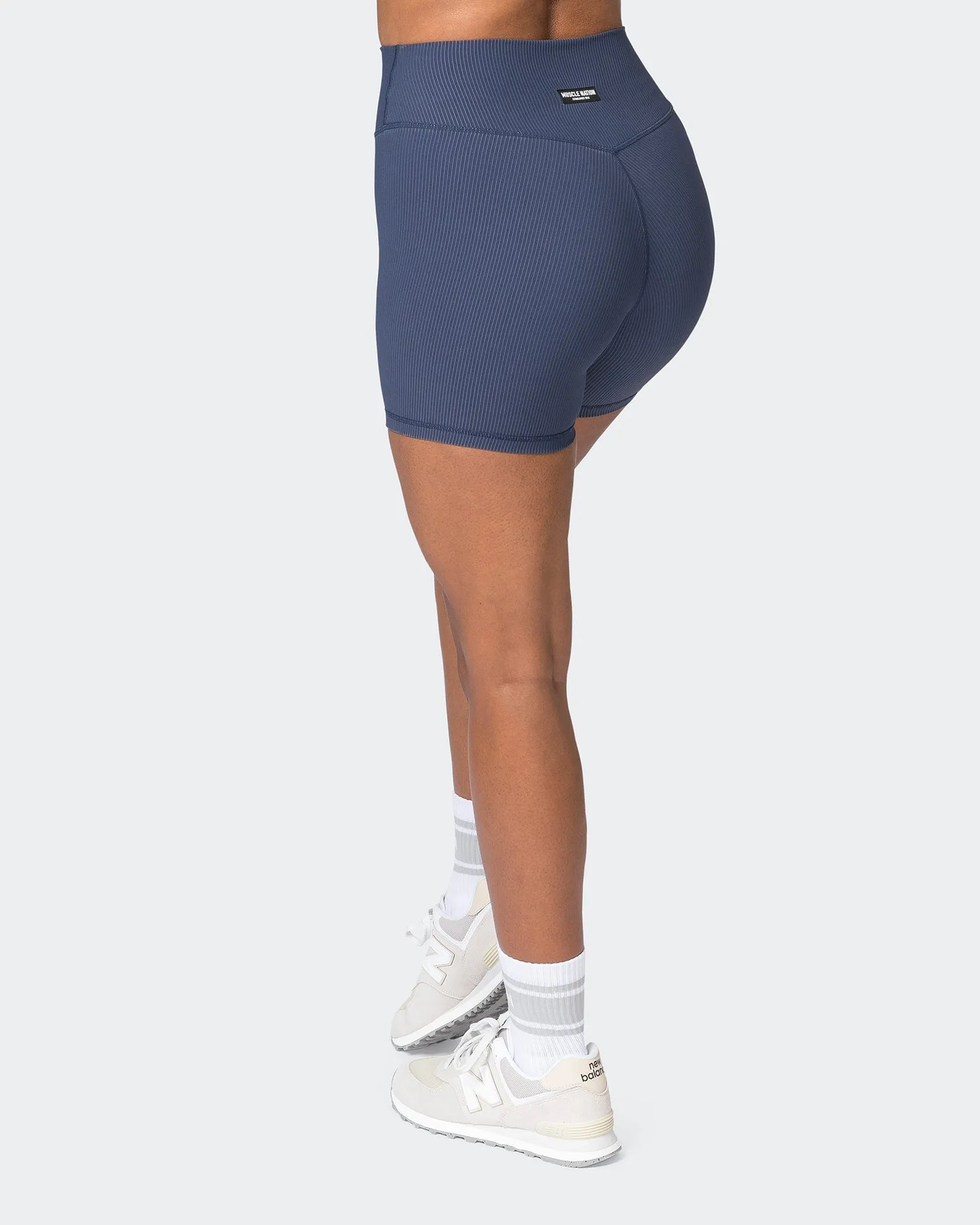 Zero Rise Vintage Rib Midway Shorts - Washed Spellbound